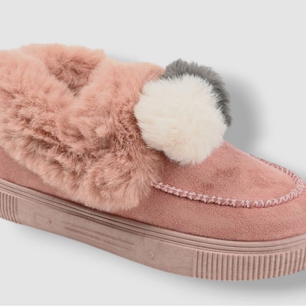 Journee Collection Women's Pink Blush Sunset Slippers Shoes Size 8 New